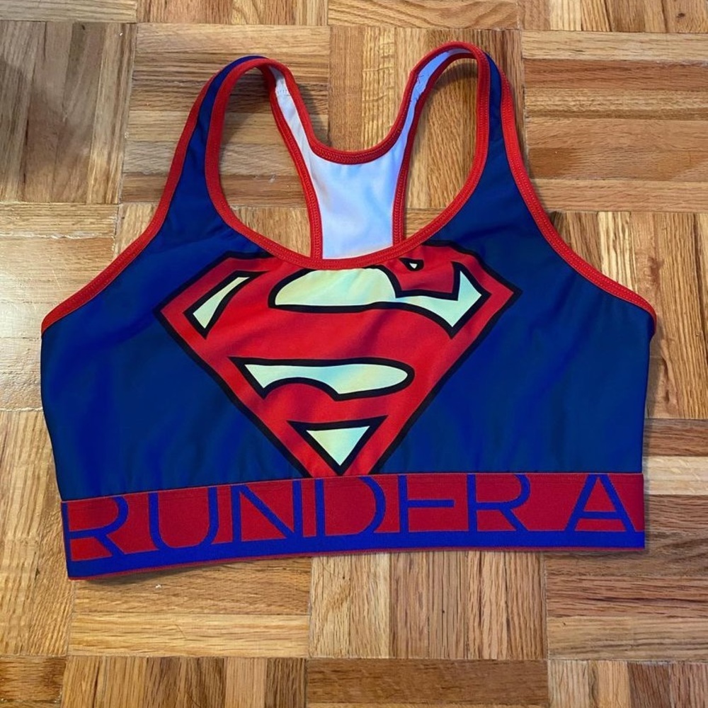 Super girl under armour sports bra